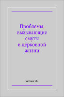 Проблемы, вызывающие смуты в церковной жизни